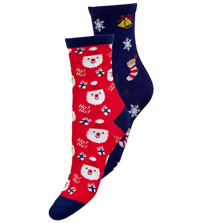 Kids Only Strømper - KogChristmas - 2-pak - Night SKy/Santa-Jing