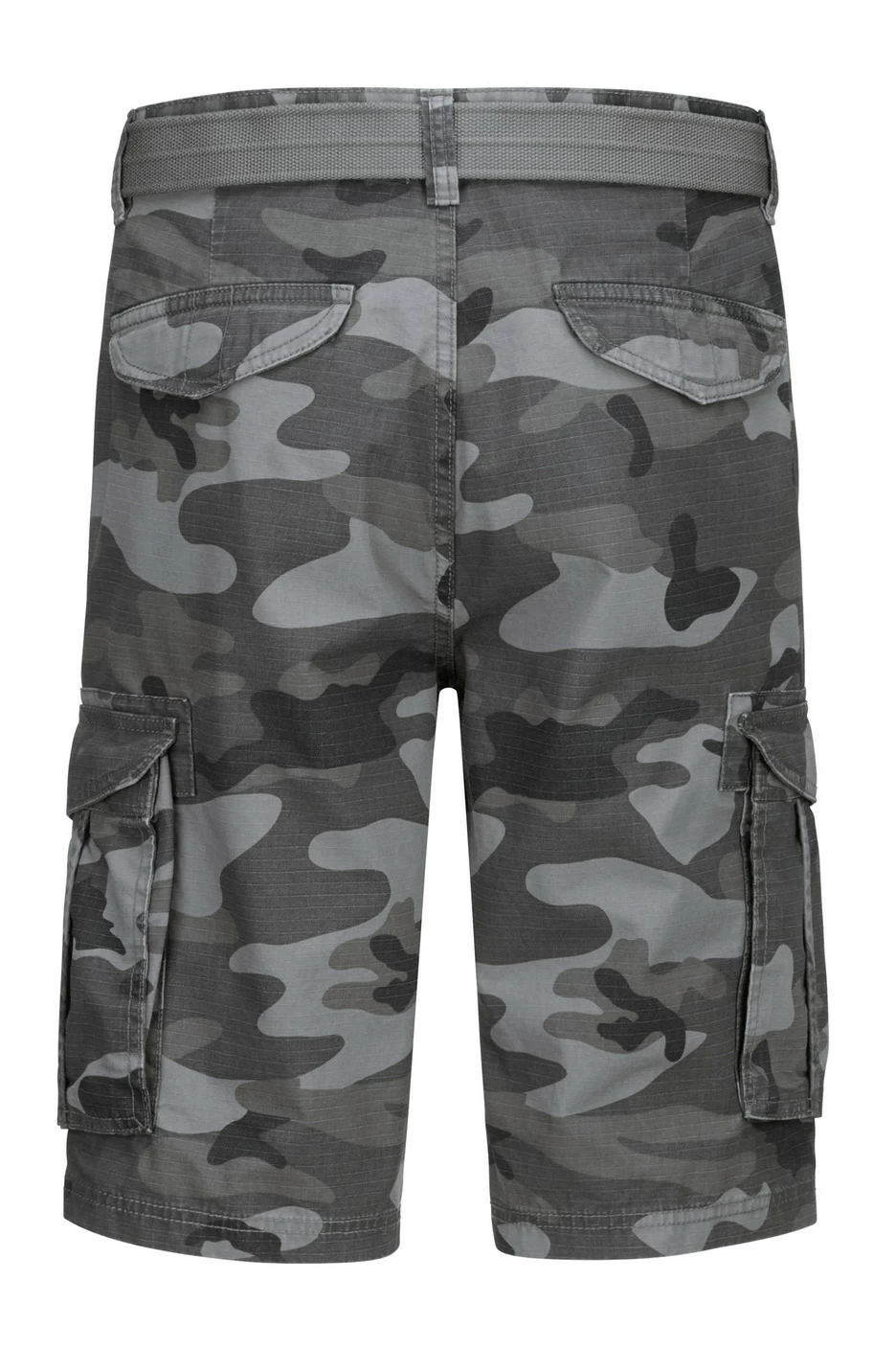 Bermudas mit Gürtel und Cargotaschen in 2 Farben
