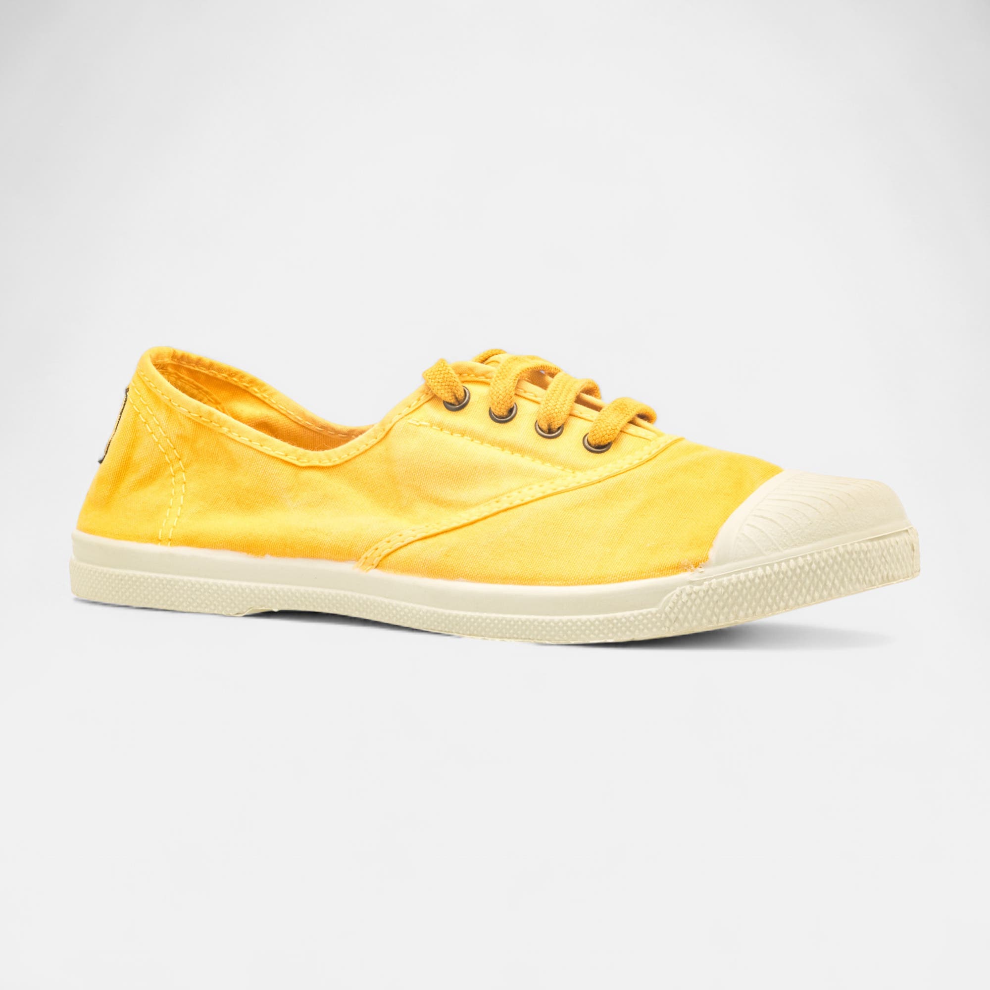 Baskets en toile Femme jaune