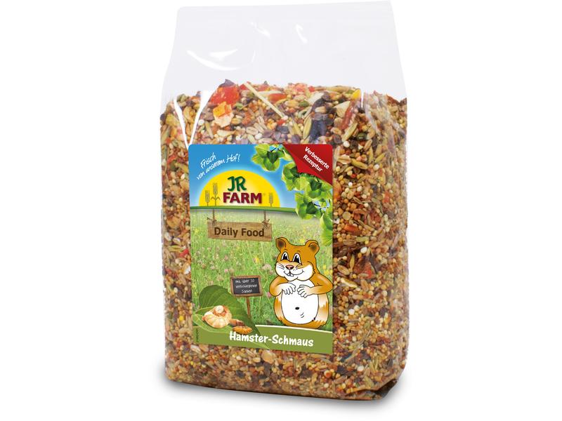 JR Farm Hauptfutter Basic Hamster-Schmaus, 600 g Alleinfuttermittel für Hamster