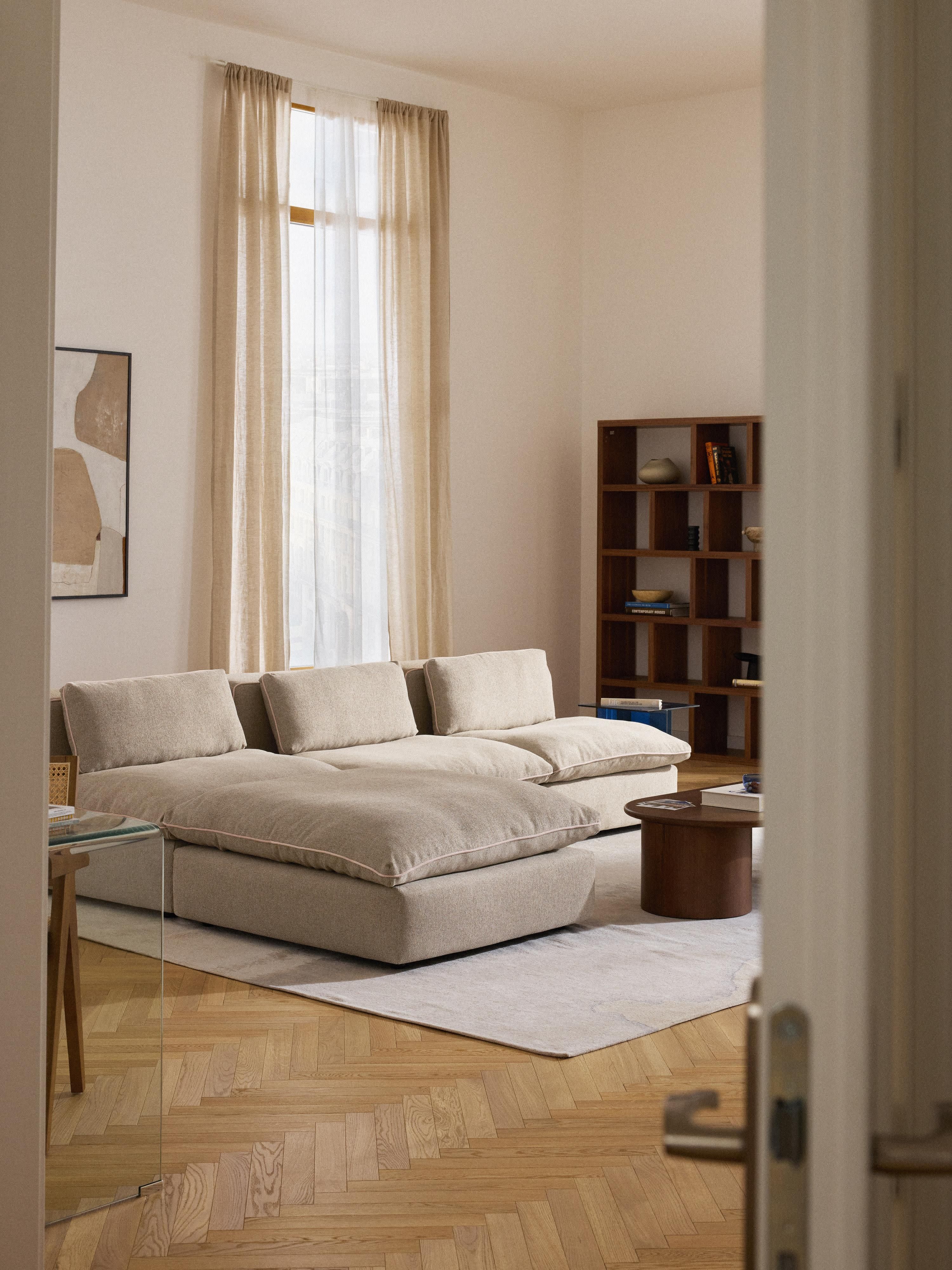 Modulaire bank Felix met poef (links/rechts)