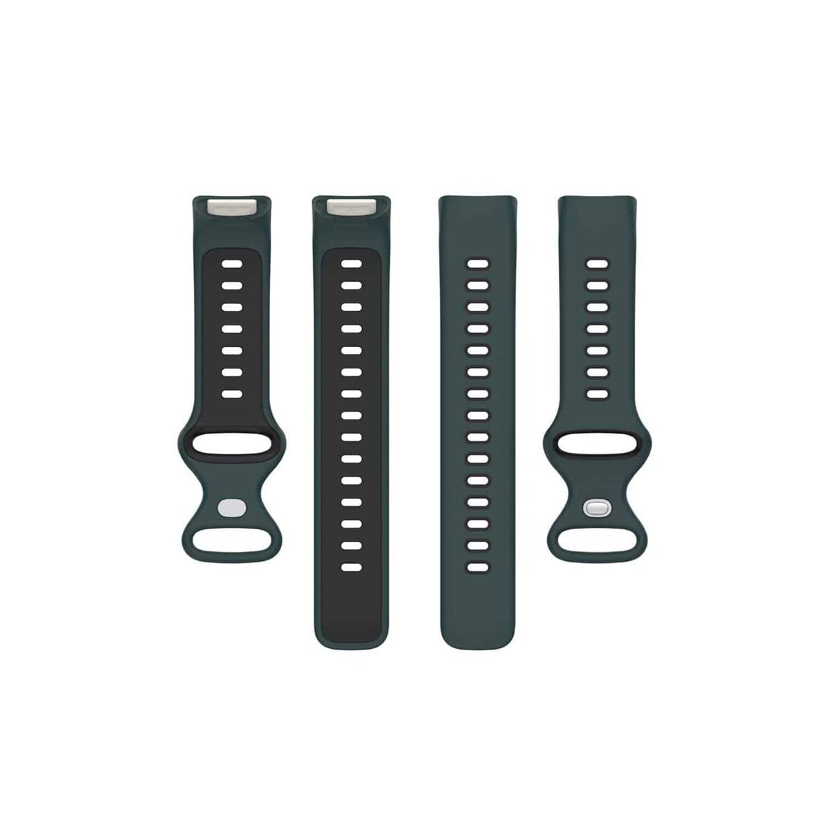 Twin Sport Klokkereim Fitbit Charge 6 - Olivengrønn/svart