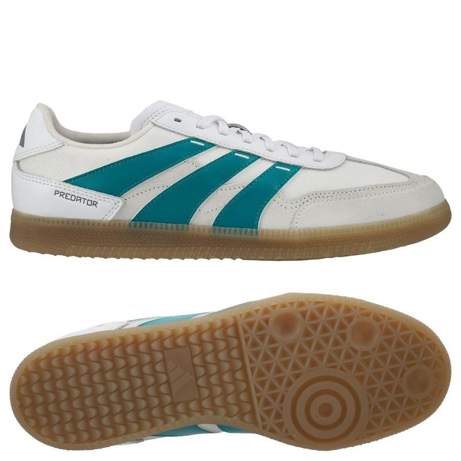 adidas Predator Freestyle IN - Blanc/Vert/Gris