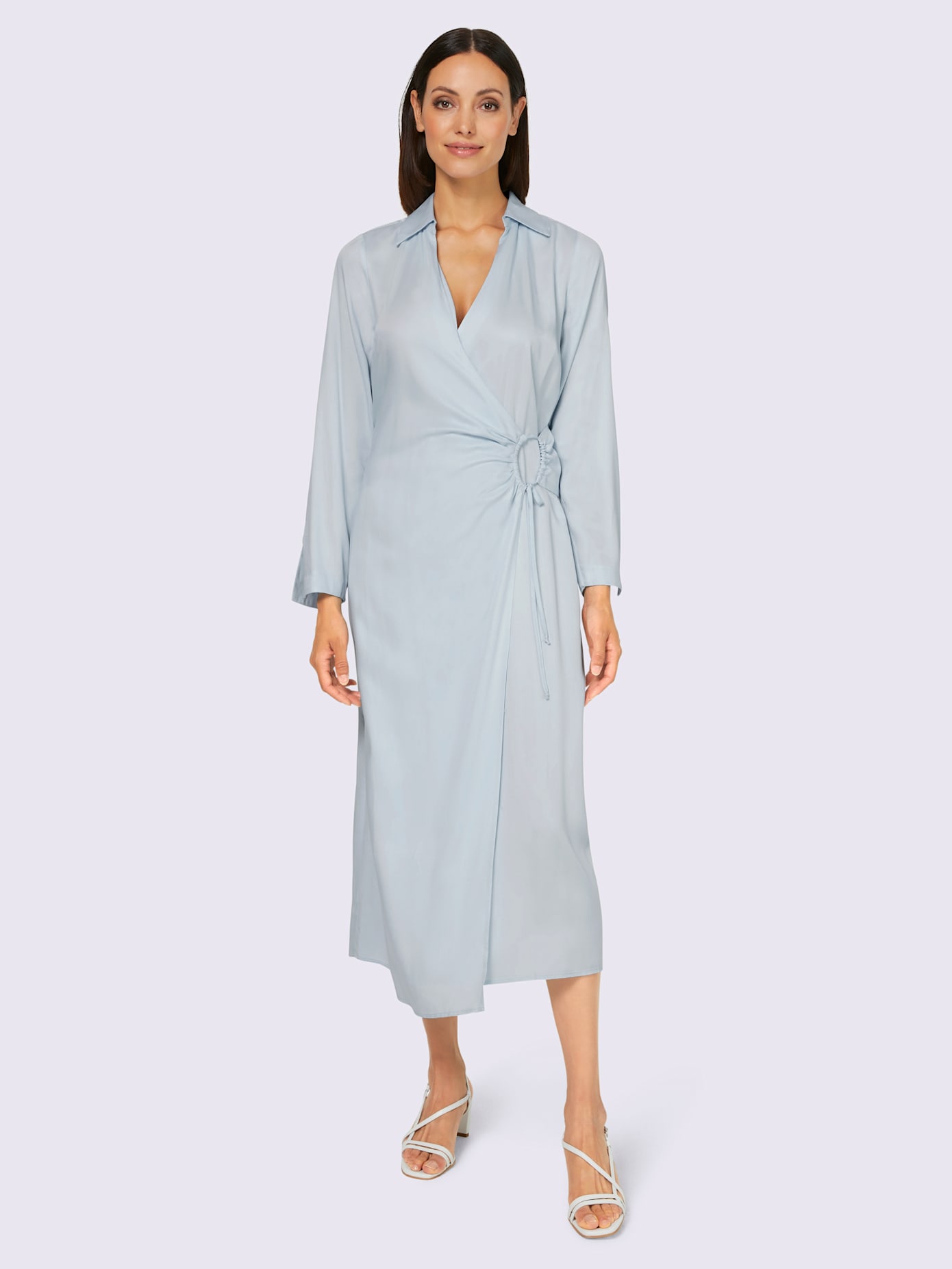 Robe forme cache-cœur