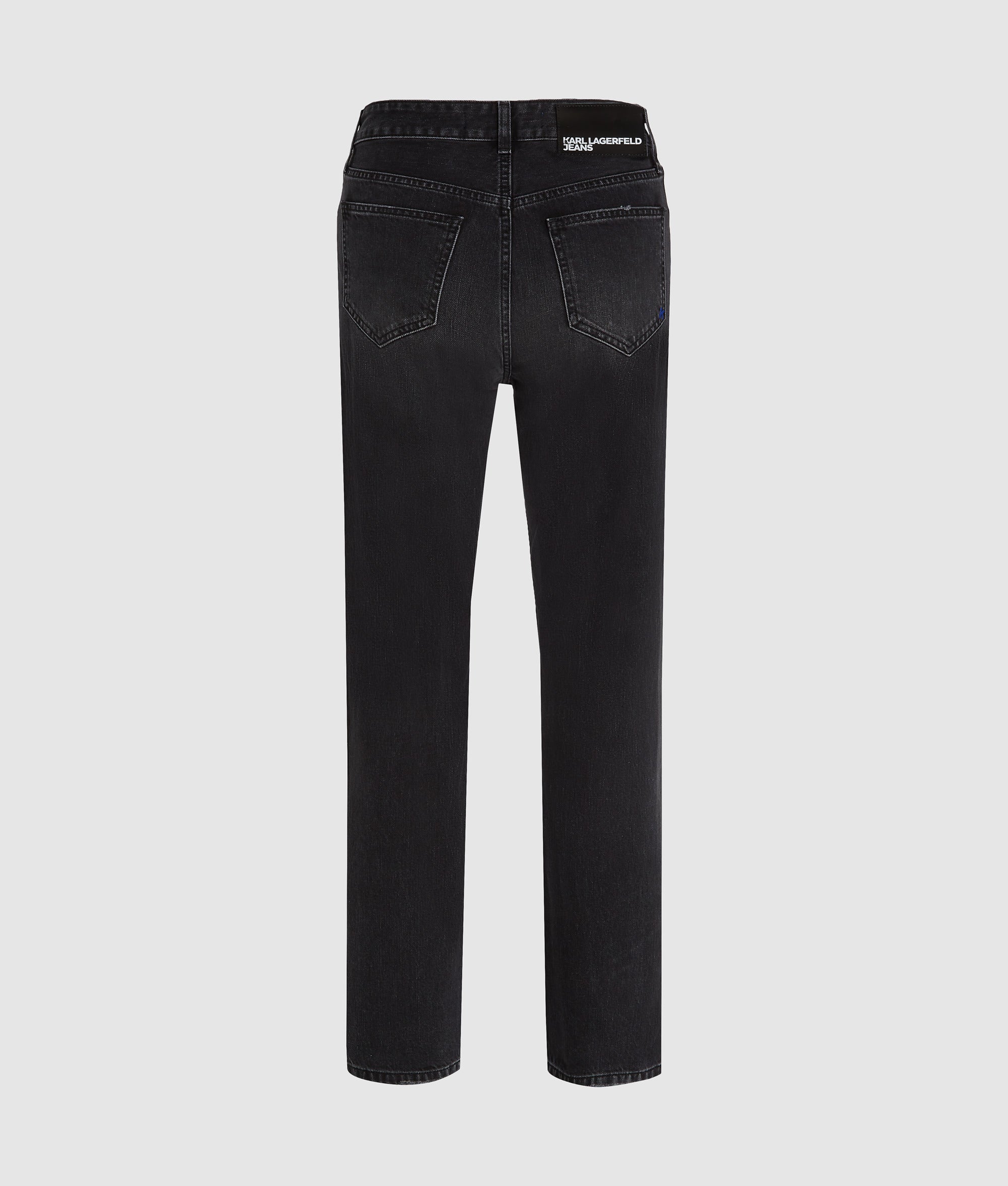 Rechte Jeans met gespleten pijpen