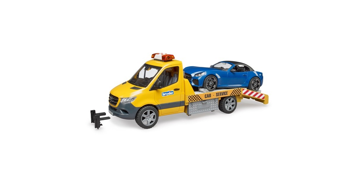 bruderMercedes Benz Sprinter Auto transport en roadster Modelvoertuig  (02675)