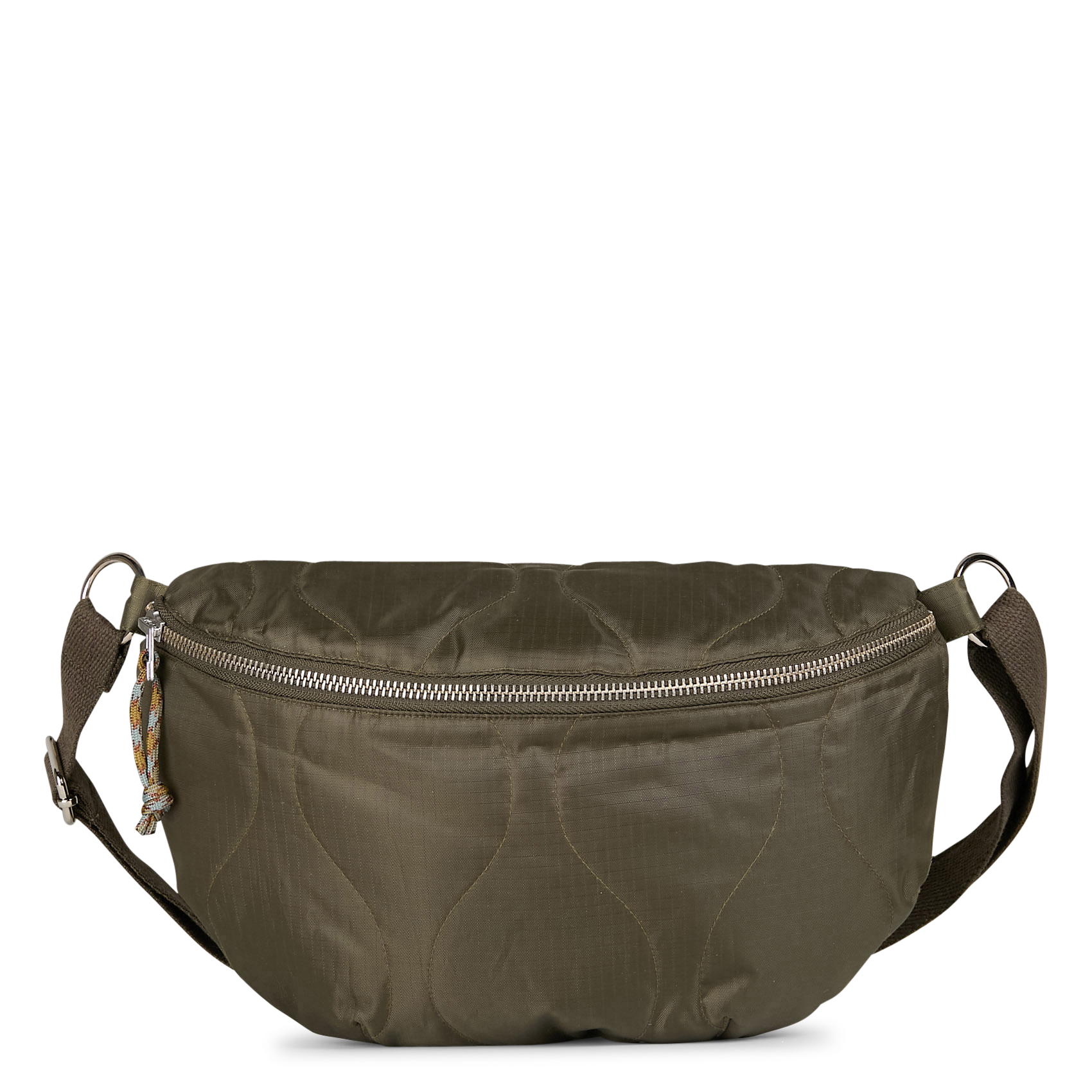 HOSIE - Sac banane zippé matelassé| Marron