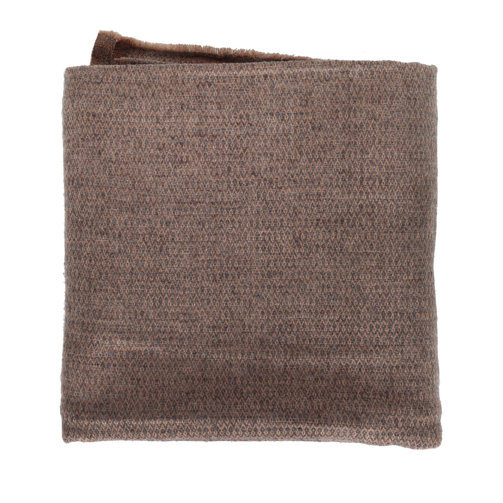 Wolldecke 'Ingvi', beige, grau, T 270 cm, B 135 cm von fischer's lagerhaus