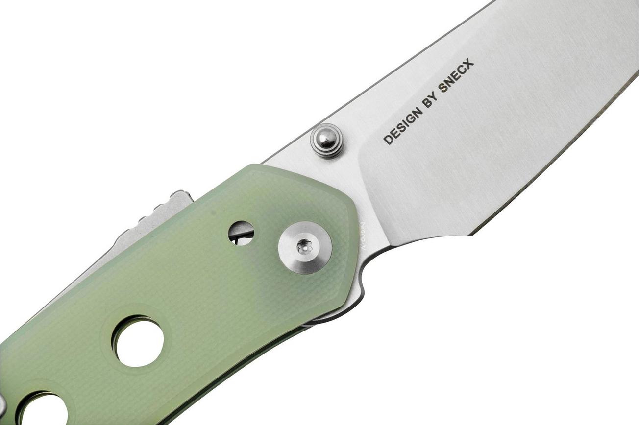 Civivi Vision FG C22036-2 Natural G10, Satin Nitro-V Blade, zakmes, Snecx Tan design