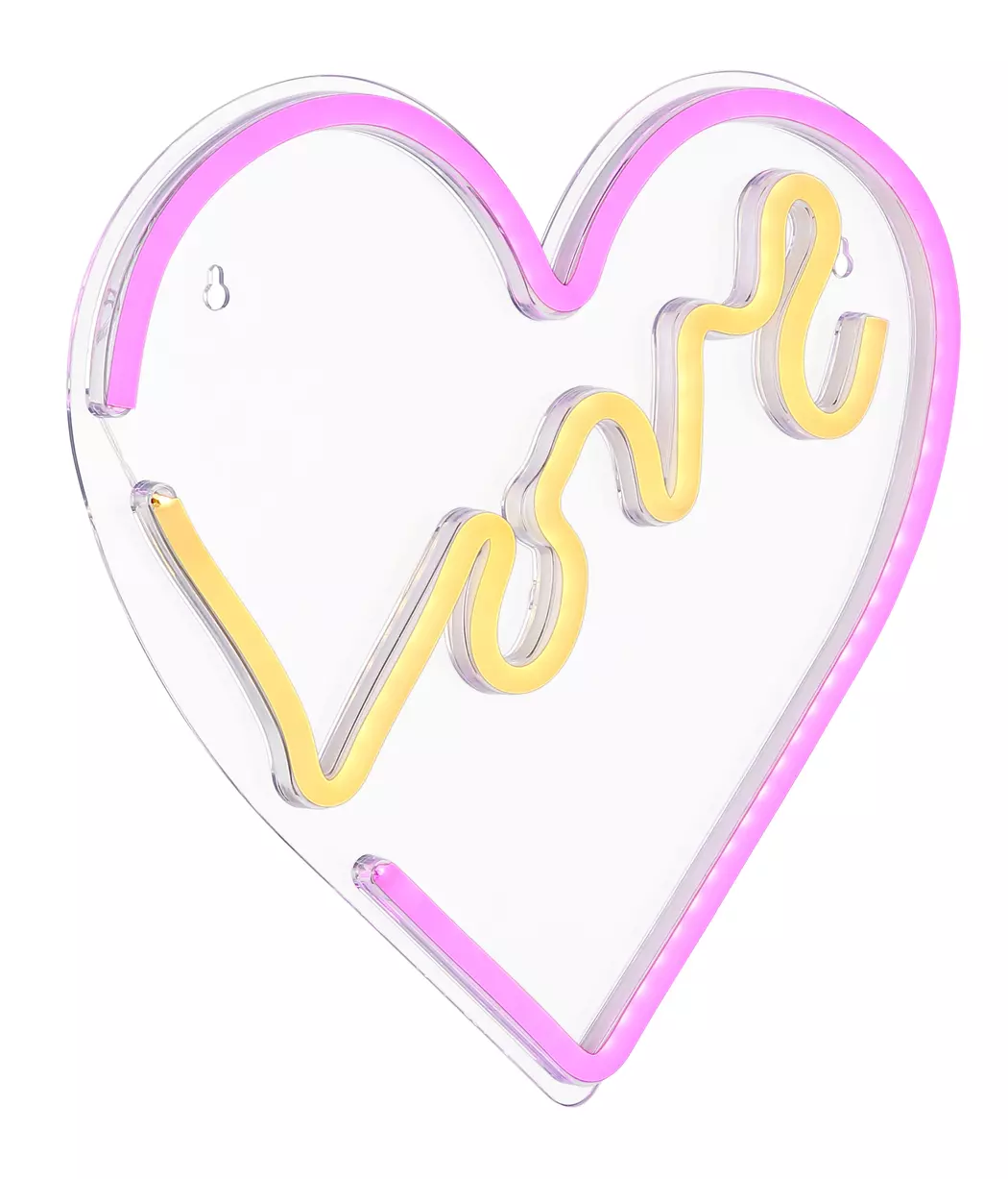 LED-Wandleuchte Love
