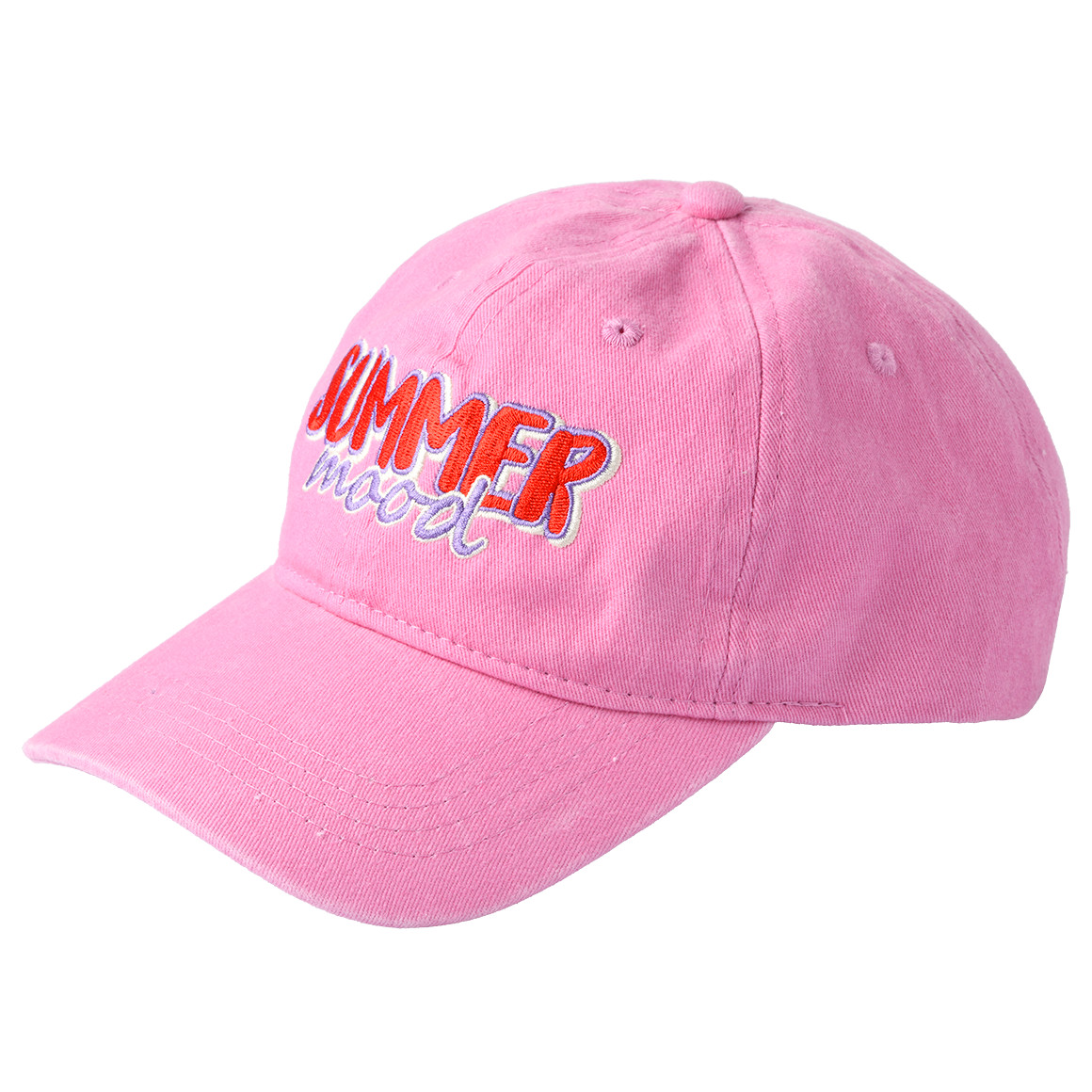 Jonas Nielsen Mädchen Kappe mit Stickerei rosa