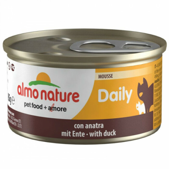 Pâtée pour chat Almo Nature Daily Menu - lot 6 boîtes 85 g