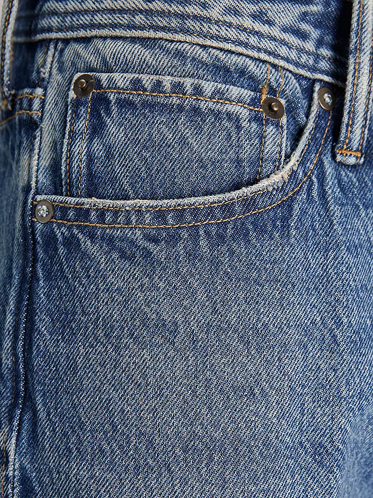 JACK & JONES Jeans Baggy Fit JJIEDDIE JJORIGINAL blau