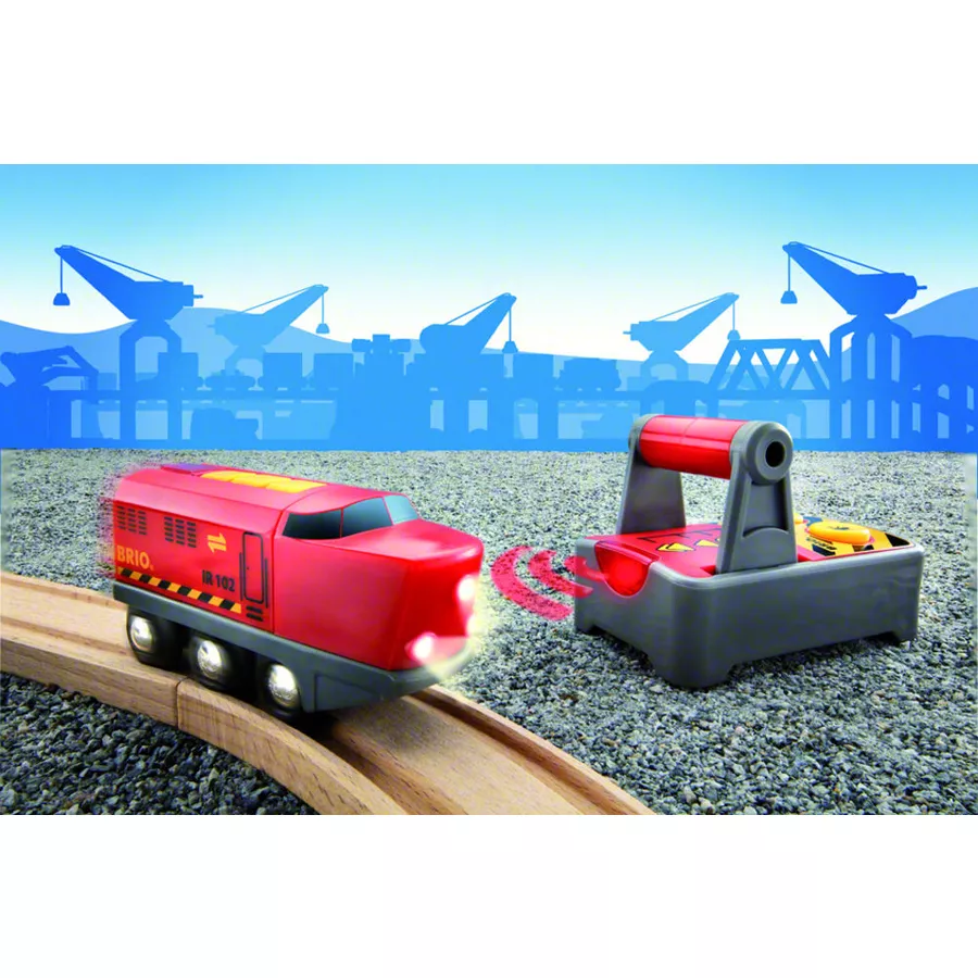 BRIO® WORLD IR-Frachtlok 33213