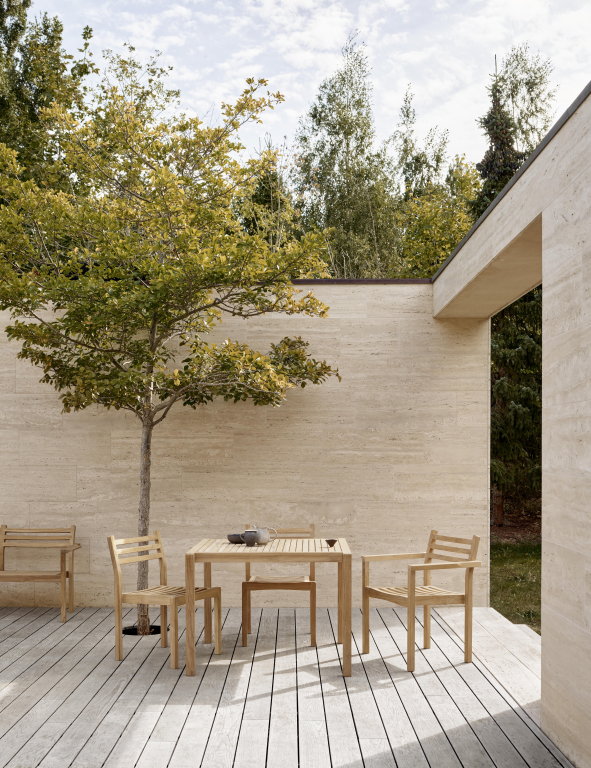 Carl Hansen & Son AH502 tuinstoel met armleuning