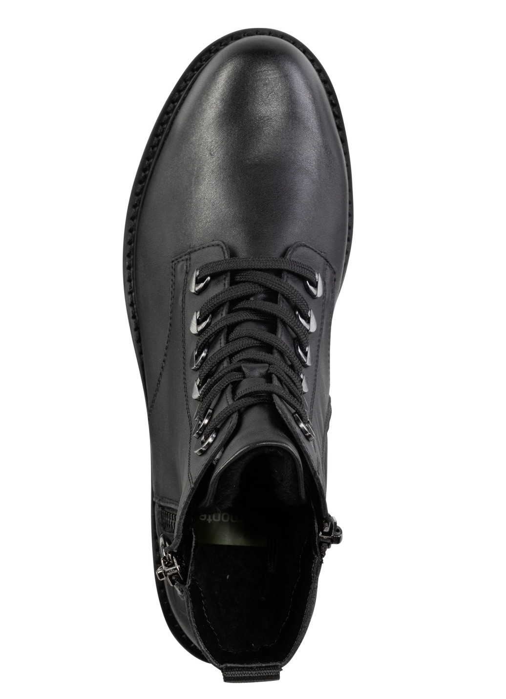 Remonte Schnür-Stiefelette aus teilweise schattiertem Nappaleder