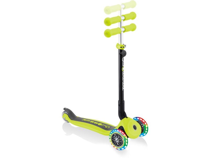 GLOBBER Kinder-Laufrad GO UP Lime Green Laufrad und Einstiegs Scooter für Kinder von 1 bis 4 Jahre