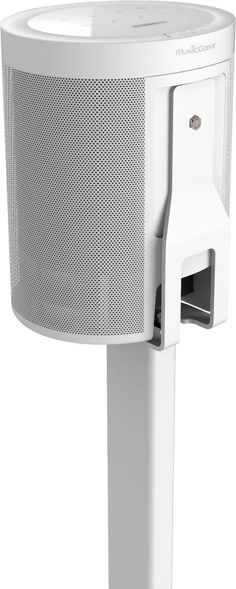 Pied de sol Cavus blanc pour Yamaha MusicCast 20 Pieds pour enceintes