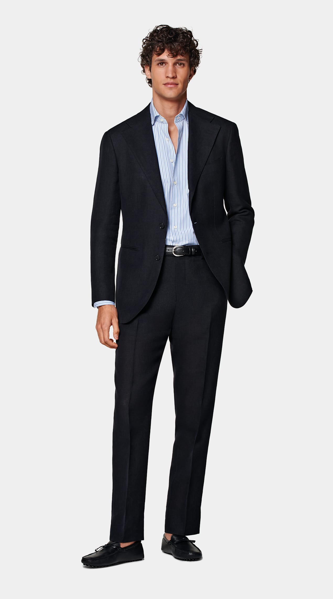 Costume Roma coupe Relaxed bleu marine