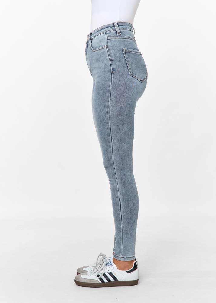 Skinny jeans ocean blauw