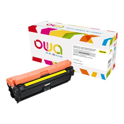 Cartouche laser compatible HP 650A - jaune - Owa K15577OW