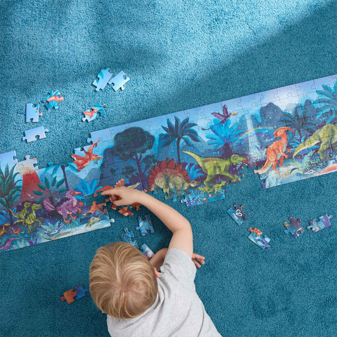 Hape puzzel dinosaurus glow in the dark - 1,5 m