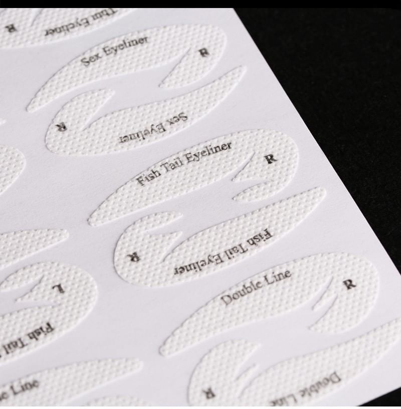 Jericoure - Oogschaduw / Eyeliner Make-up Sticker Stencil (Diverse Ontwerpen)