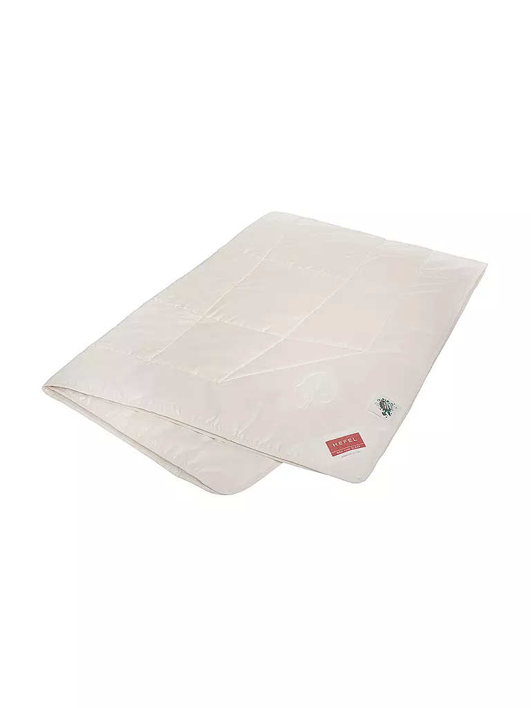 HEFEL Sommerdecke BIO TIMBER 140x200cm naturbelassen beige