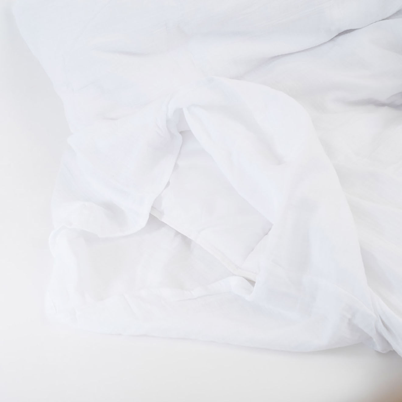 Papate Housse de Couette en Coton Bio blanche - 100x140 cm
