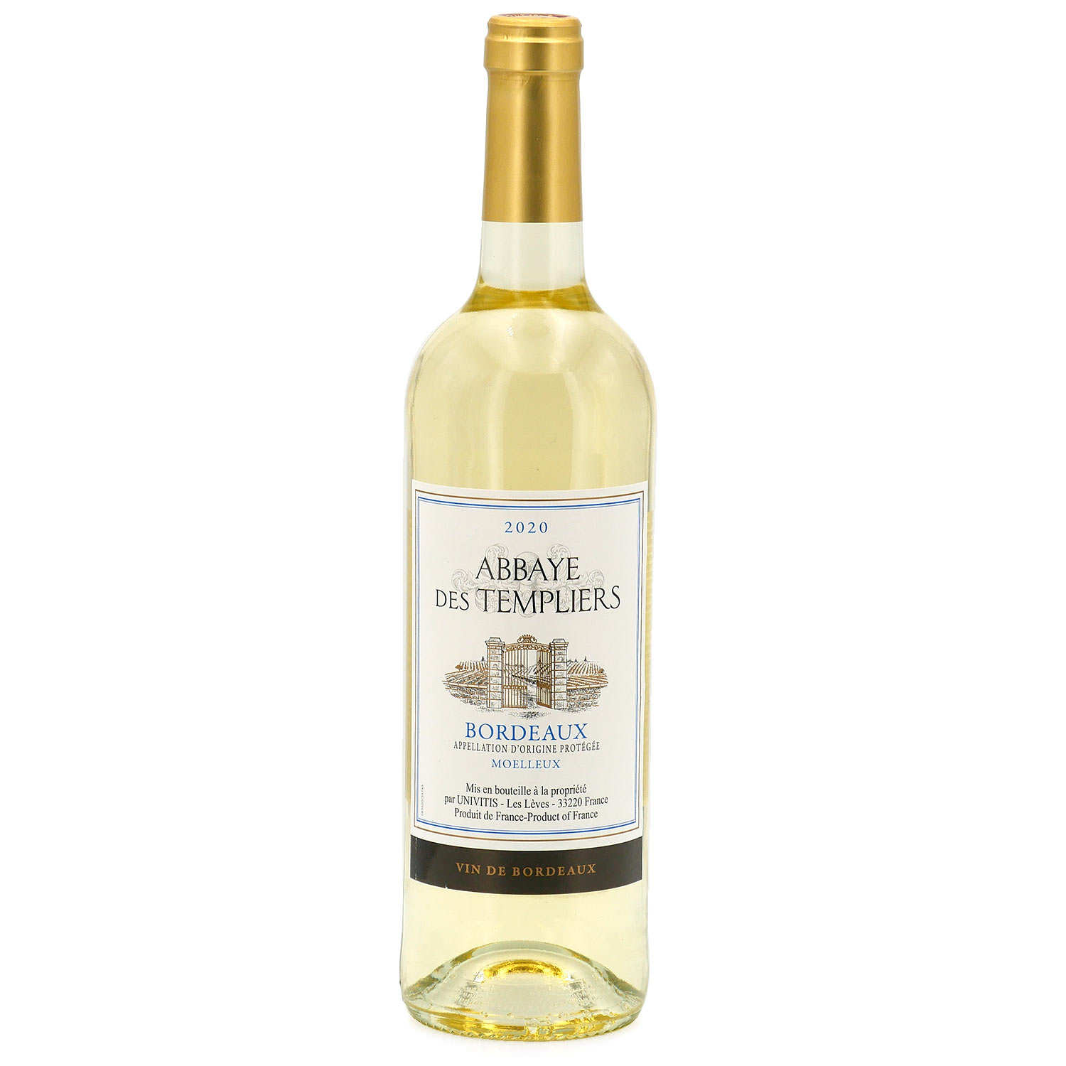 Abbaye des Templiers - Vin blanc moelleux de Bordeaux AOP