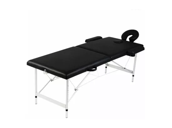 Table pliable de massage argenté 186 x 68 x 59 cm 02_0001886