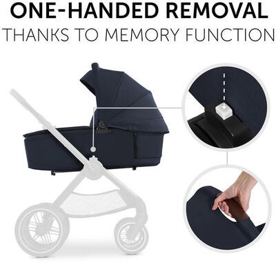 Hauck Walk N Care Liggedel, Dark Navy Blue