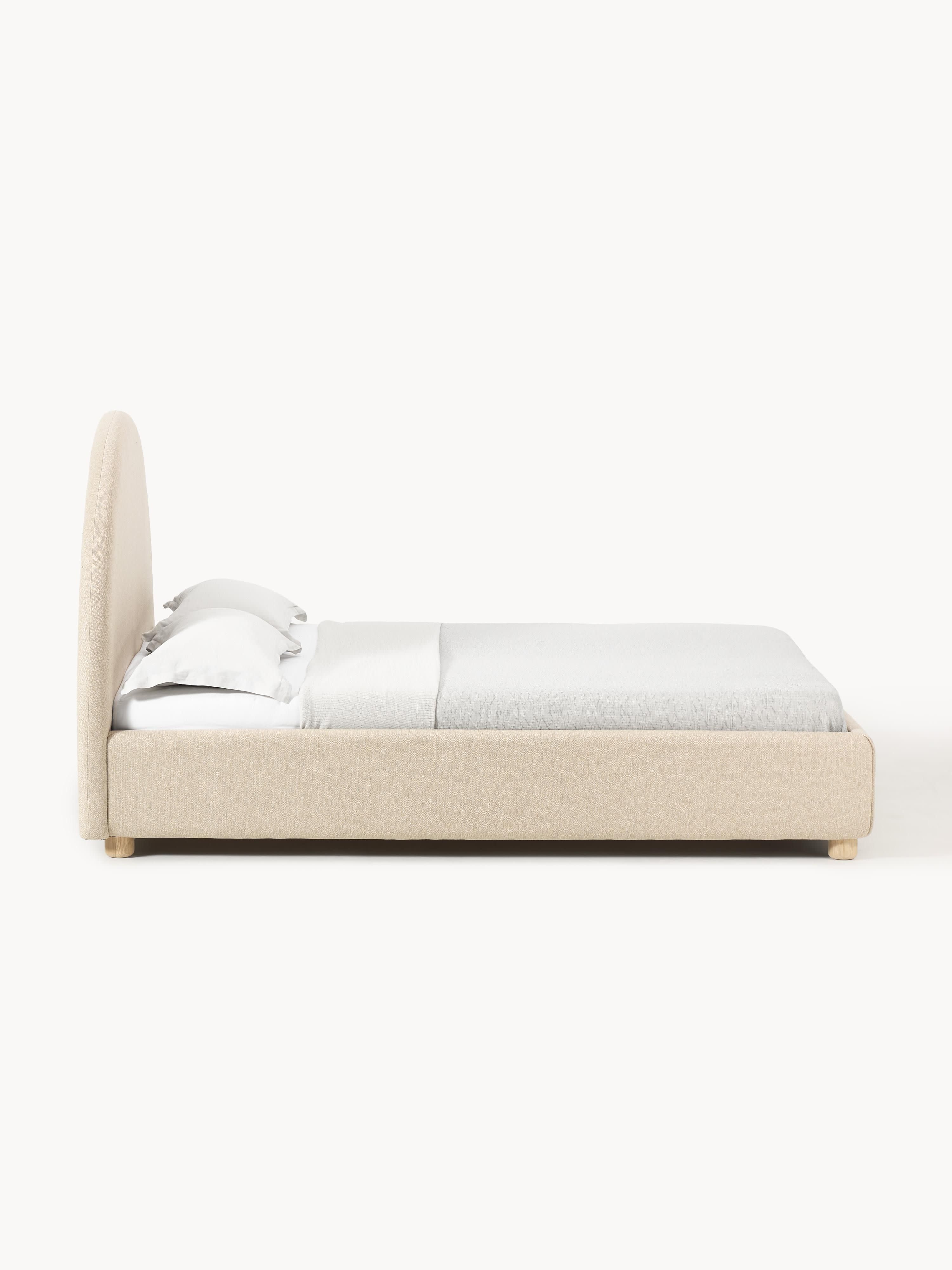 Gestoffeerd bed Ebba met opbergruimte