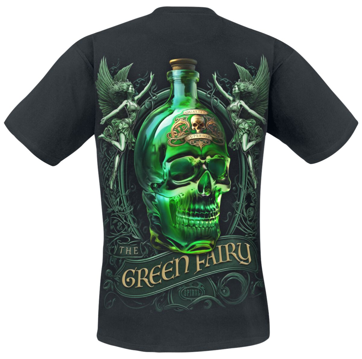 The Green Fairy | Spiral T-Shirt Manches courtes