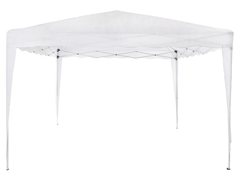 COCON Pavillon F00413, 3 x 3 m, faltbar, Weiss Schutz vor Sonneneinstrahlung und leichtem Nieselregen