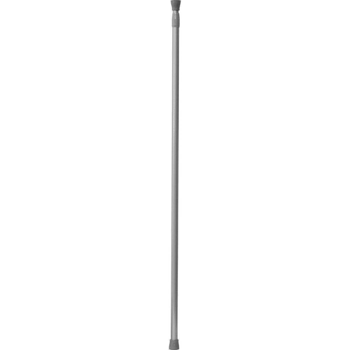 BARRE DE DOUCHE ALUMINIUM 110 200 CM  COULEUR CHROME