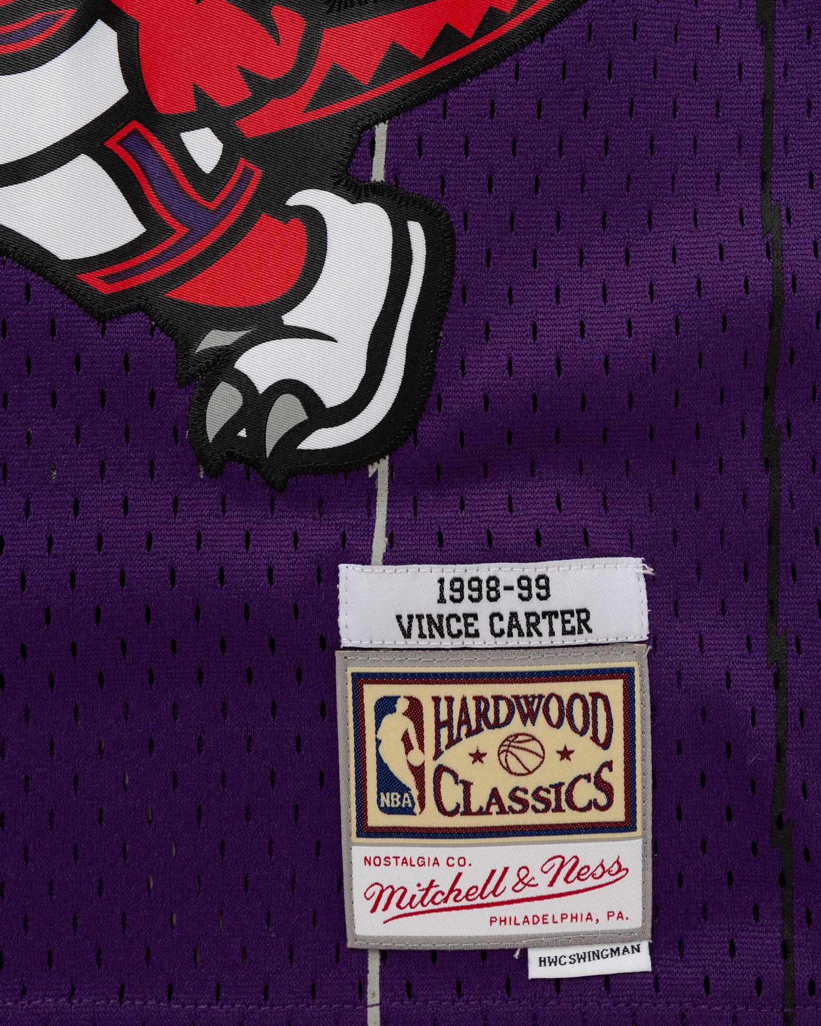 Mitchell & Ness NBA SWINGMAN JERSEY TORONTO RAPTORS ROAD 1998-99 VINCE CARTER #15