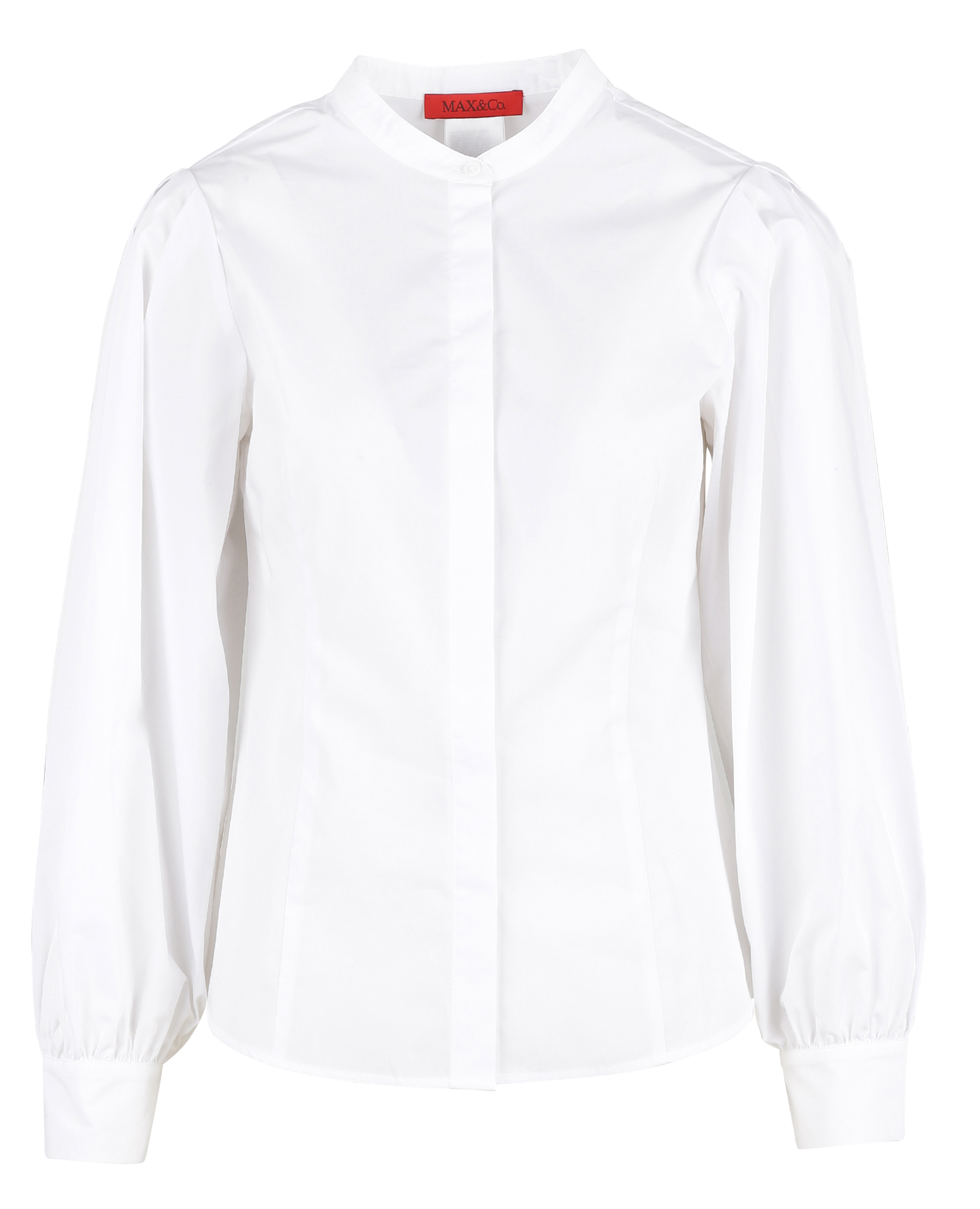 DIALOGO - Chemise col Mao en coton | Blanc