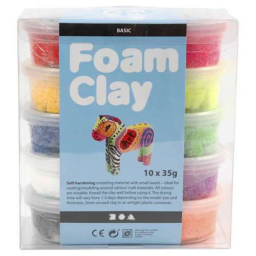 Foam Clay, Bunt-Set Modelliermasse