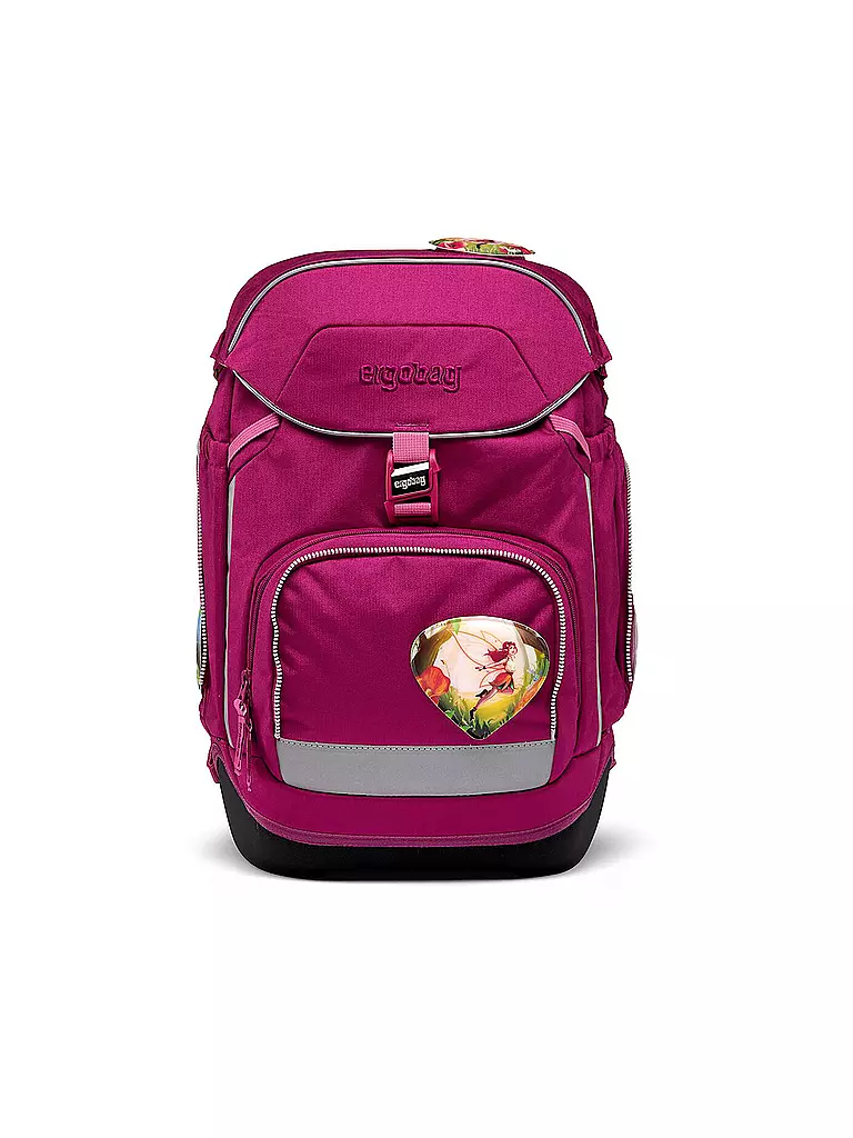 ERGOBAG Schultaschen Set 6-tlg. Pack - WaldzauBär beere