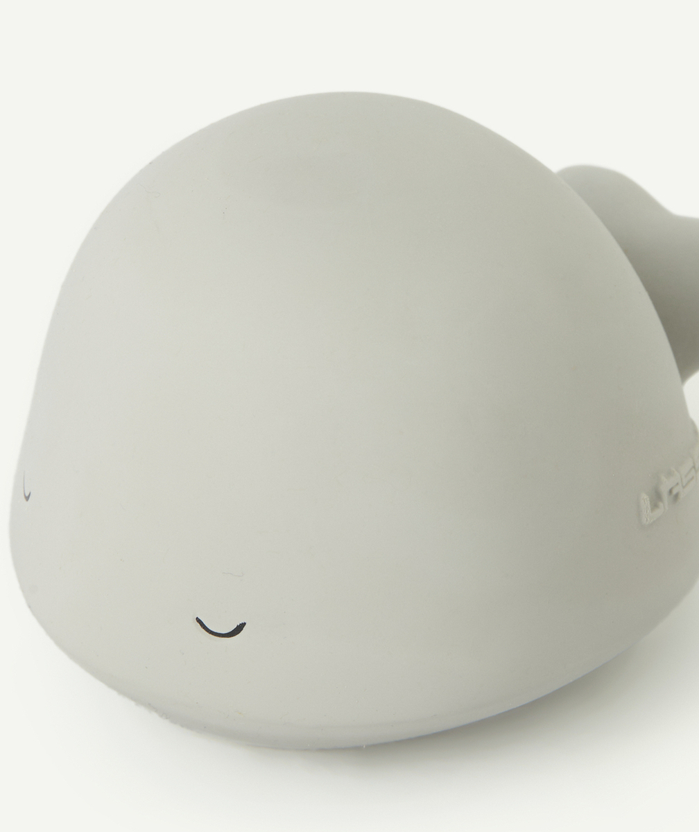 LASSIGJOUET DE BAIN EN CAOUTCHOUC NATUREL BALEINE GRIS