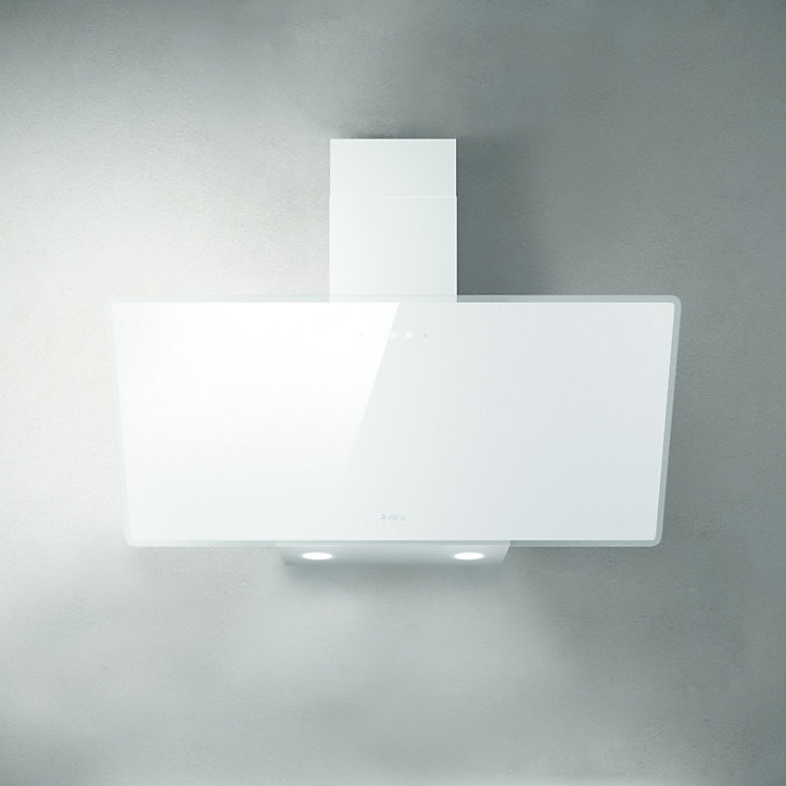 Hotte inclinée blanc L. 90 cm Shire Elica