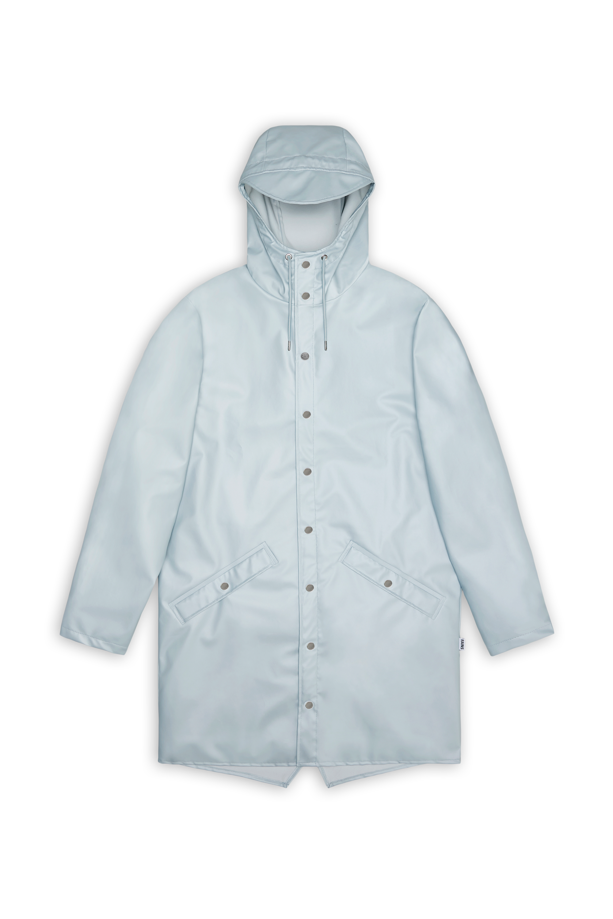 RAINS Coupe-vent LONG JACKET Bleu