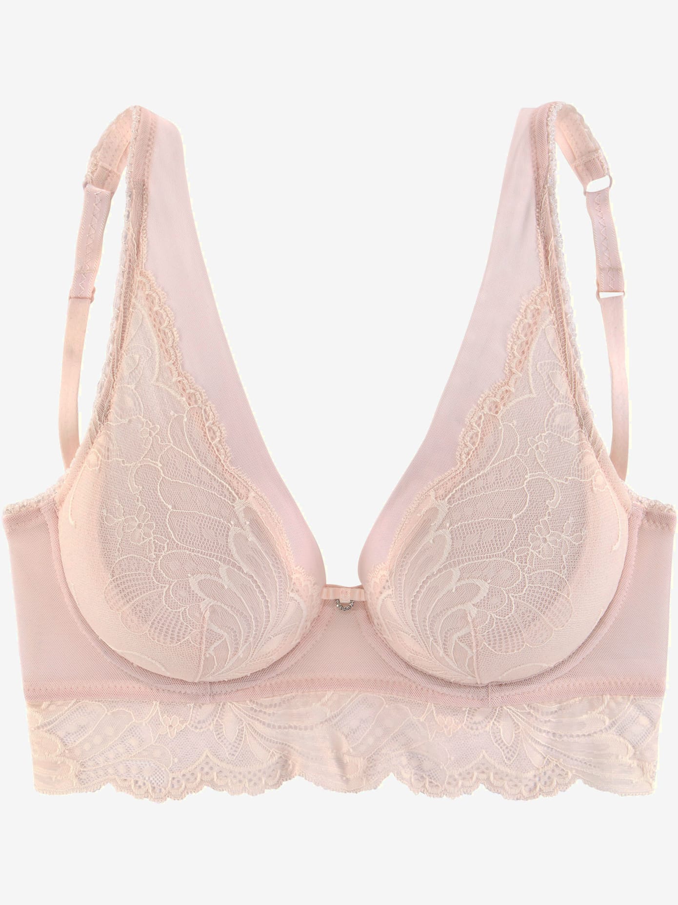 Soutien-gorge à armatures soutien-gorge féminin en dentelle graphique et maille douce