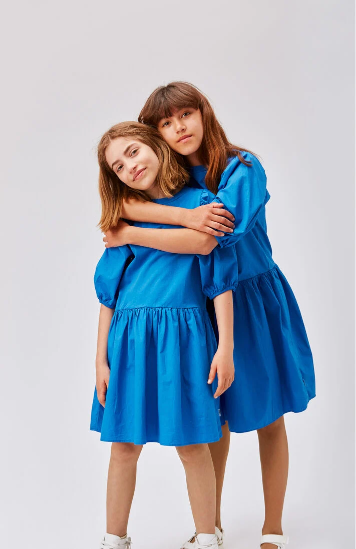 MOLO blauwe molo mini jurk cece