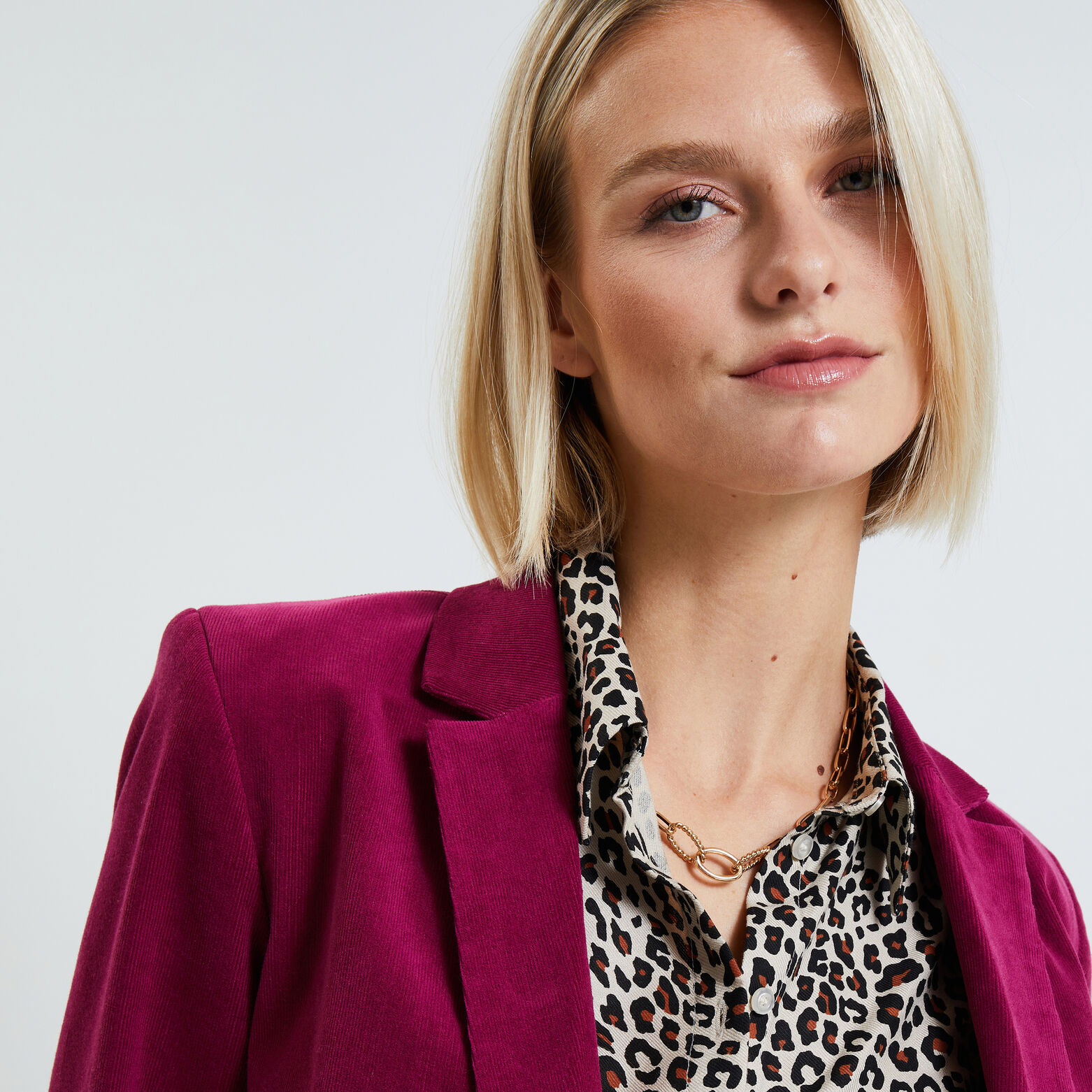 Veste blazer velours femme