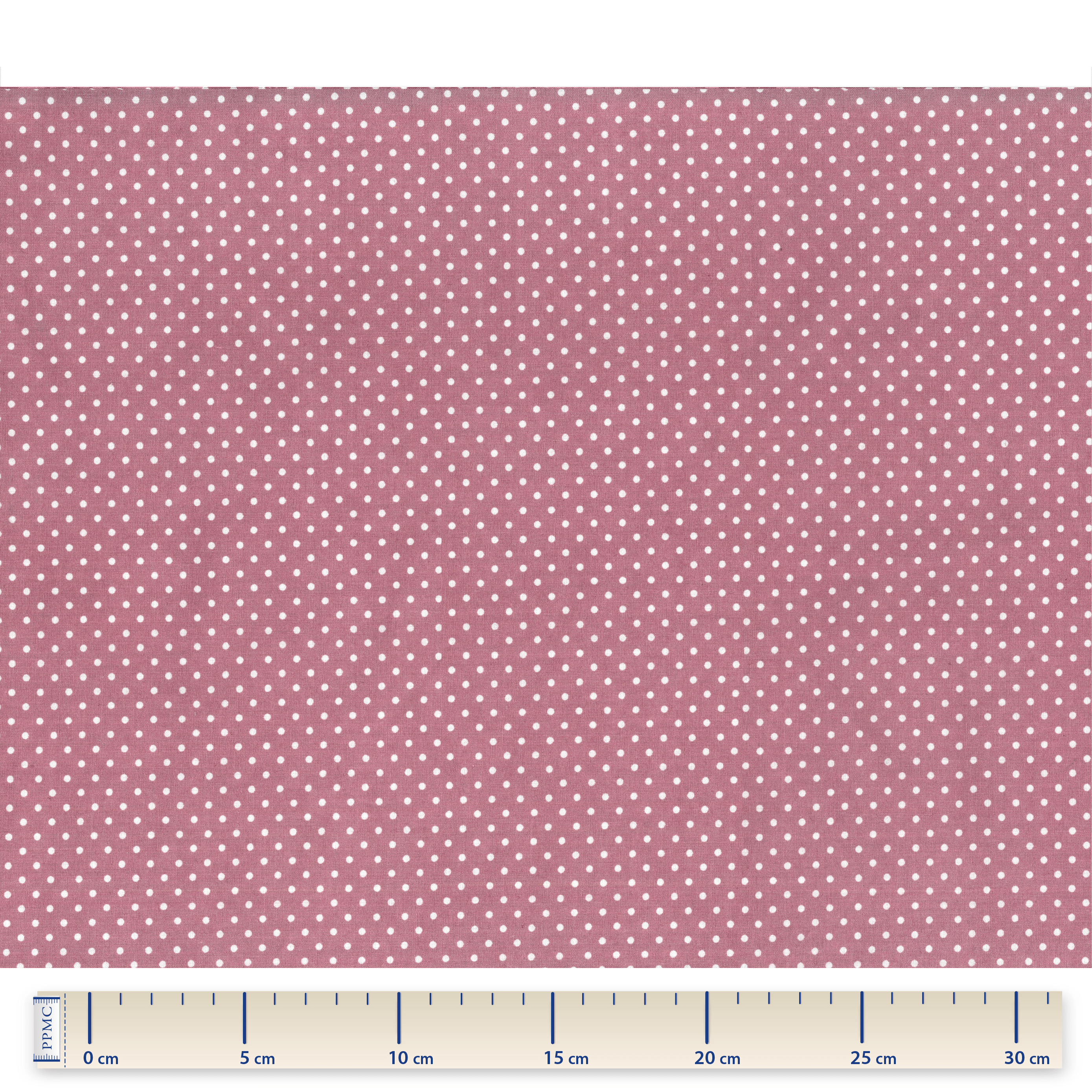 Tissu Coton Au Mètre Pois Vieux Rose Ex1019
