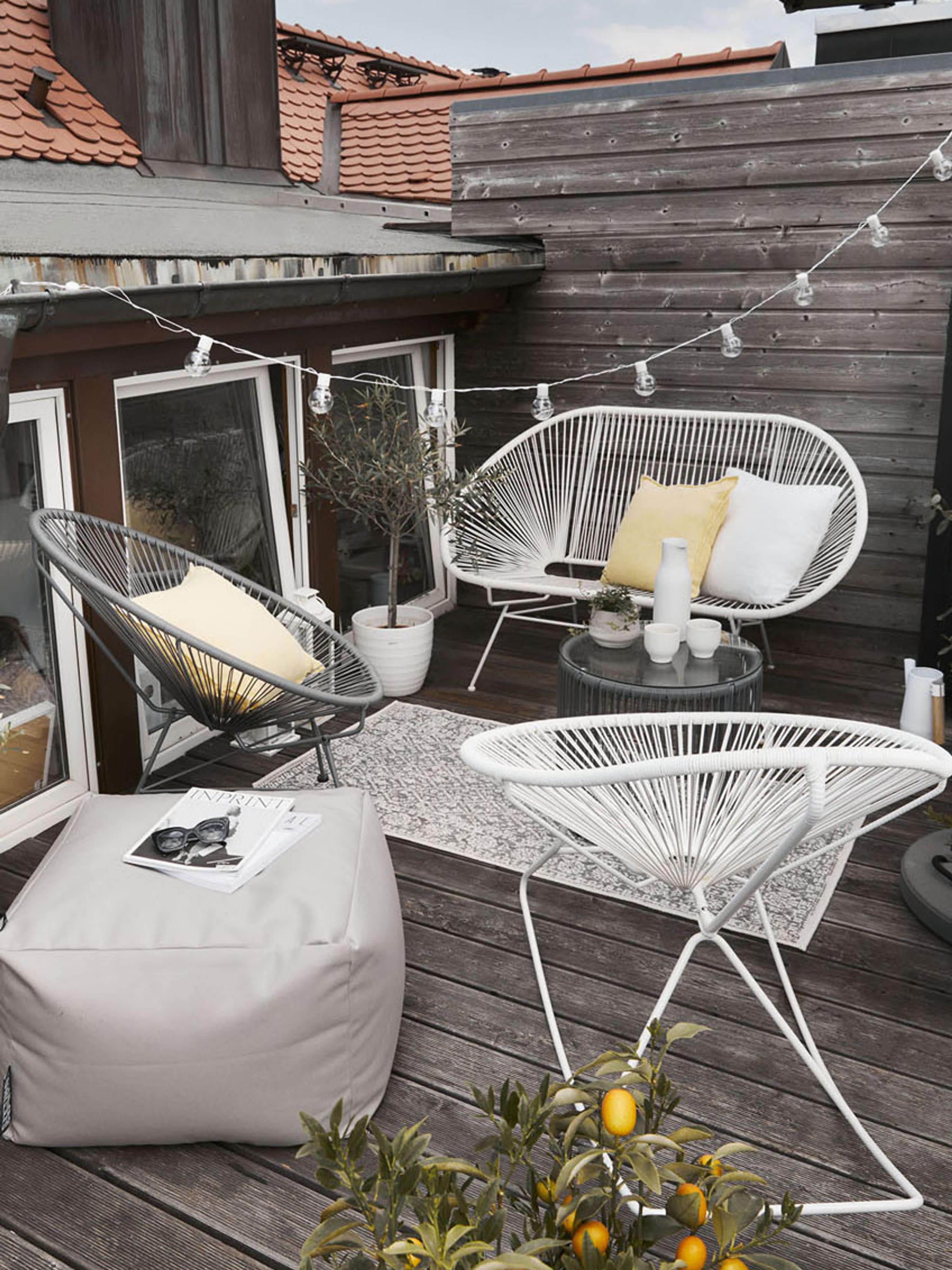 Loungefauteuil Bahia van kunststoffen vlechtwerk