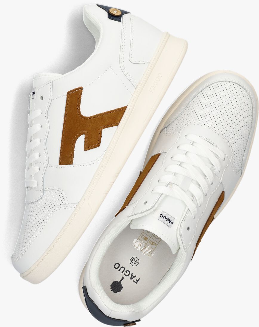 FAGUO witte faguo lage sneakers baskets hazel