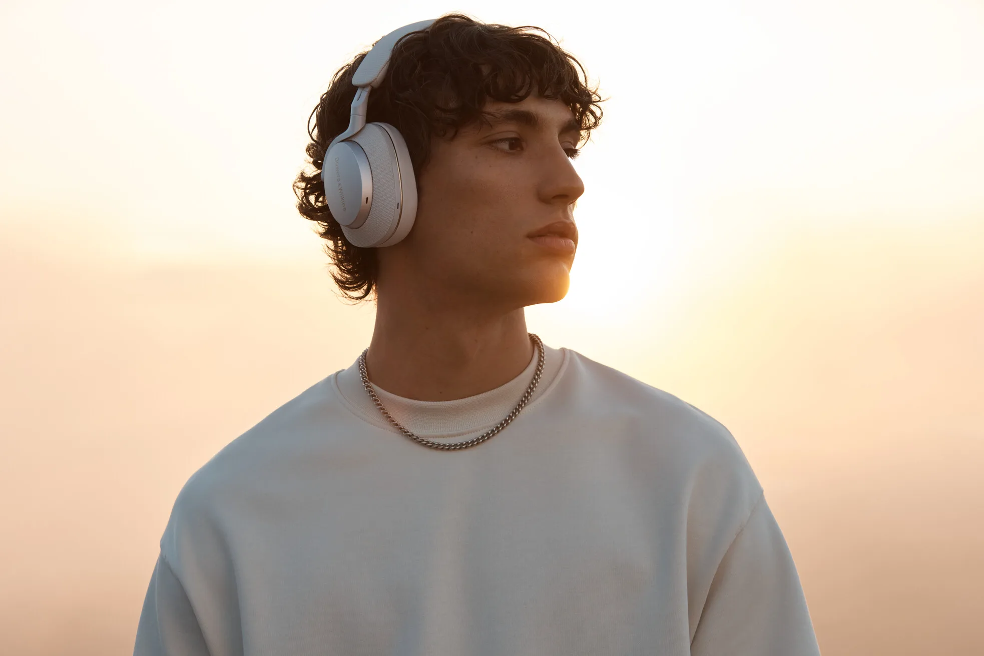 B&W PX7S2e Gris Clair Casques Bluetooth
